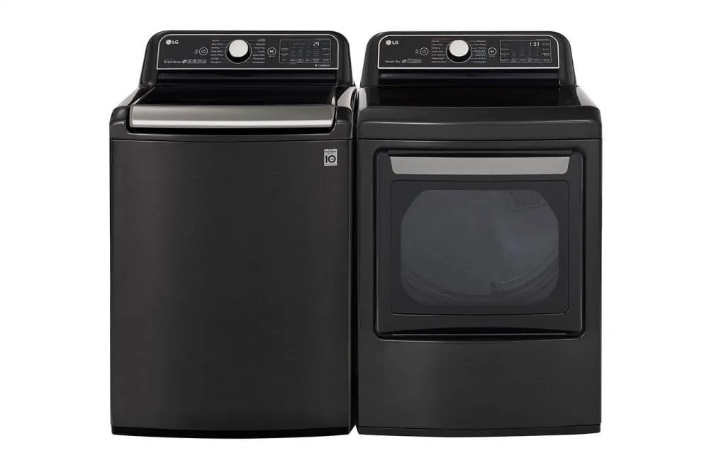 Lg DLGX7901BE 7.3 Cu.Ft. Smart Wi-Fi Enabled Gas Dryer With Turbosteam&#8482;