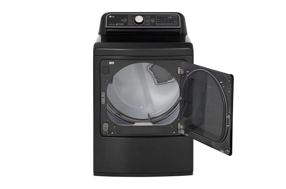 Lg DLGX7901BE 7.3 Cu.Ft. Smart Wi-Fi Enabled Gas Dryer With Turbosteam&#8482;