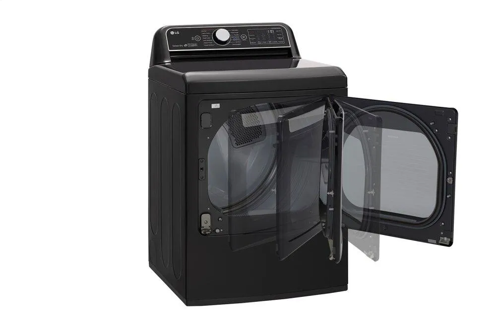 Lg DLGX7901BE 7.3 Cu.Ft. Smart Wi-Fi Enabled Gas Dryer With Turbosteam&#8482;