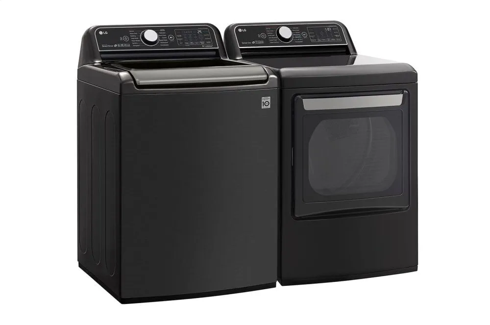 Lg DLGX7901BE 7.3 Cu.Ft. Smart Wi-Fi Enabled Gas Dryer With Turbosteam&#8482;