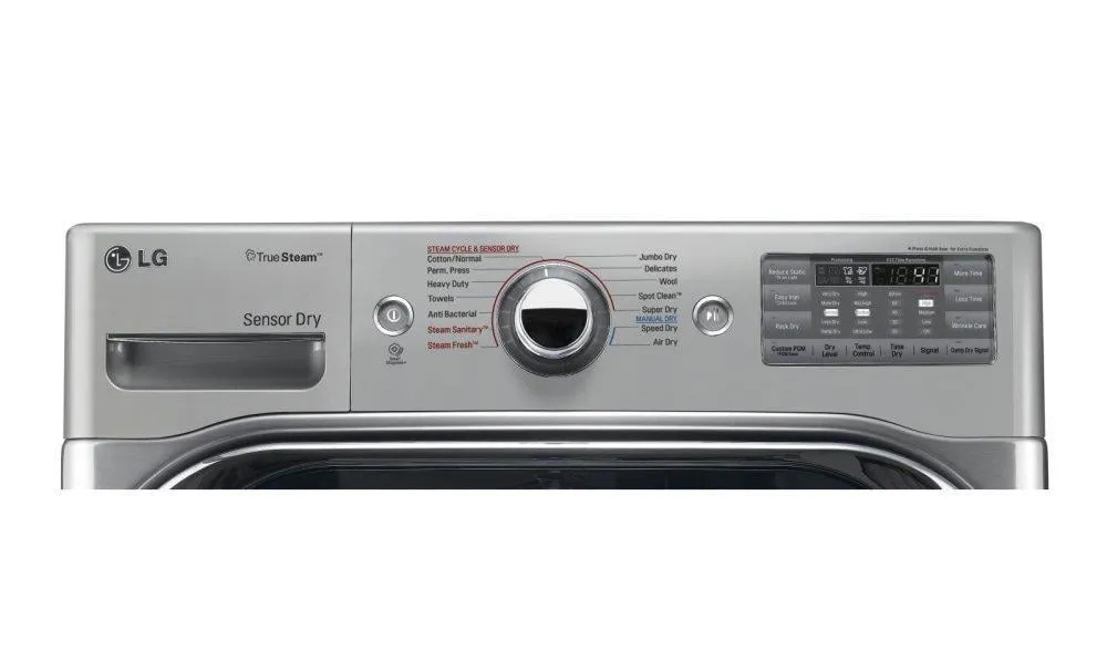 Lg DLGX8101V 9.0 Cu. Ft. Mega Capacity Gas Dryer W/ Steam&#8482; Technology