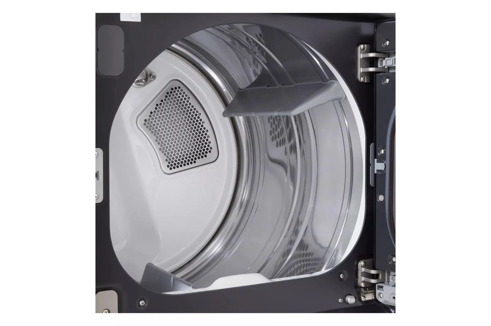 Lg DLGX8601BE 7.3 Cu. Ft. Ultra Large Capacity Rear Control Gas Dryer With Lg Easyload&#8482; Door, Ai Sensing And Turbosteam&#8482;