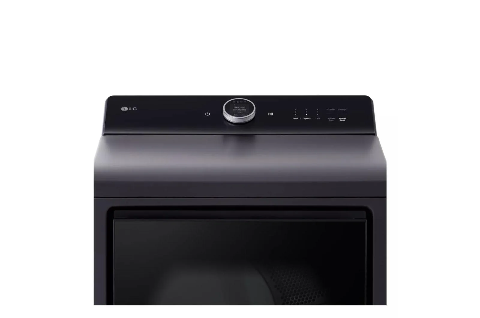 Lg DLGX8601BE 7.3 Cu. Ft. Ultra Large Capacity Rear Control Gas Dryer With Lg Easyload&#8482; Door, Ai Sensing And Turbosteam&#8482;