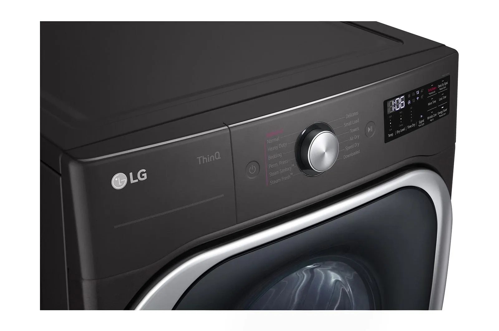 Lg DLGX8901B 9.0 Cu. Ft. Mega Capacity Smart Wi-Fi Enabled Front Load Gas Dryer With Turbosteam&#8482; And Built-In Intelligence