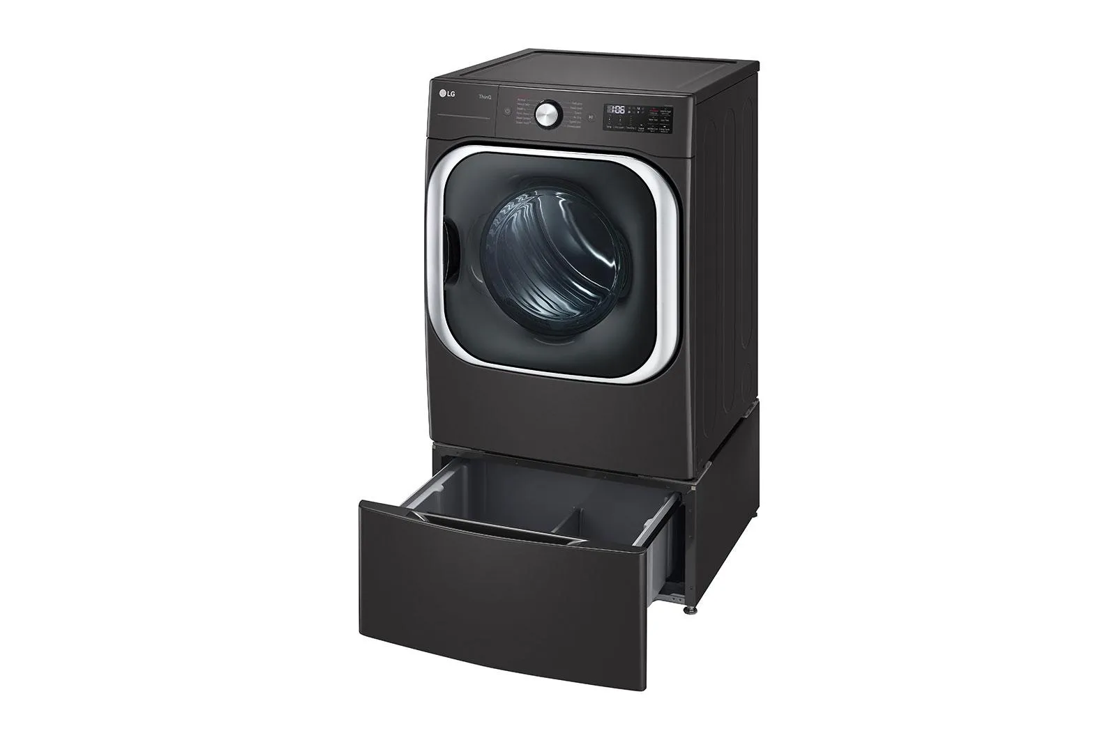 Lg DLGX8901B 9.0 Cu. Ft. Mega Capacity Smart Wi-Fi Enabled Front Load Gas Dryer With Turbosteam&#8482; And Built-In Intelligence