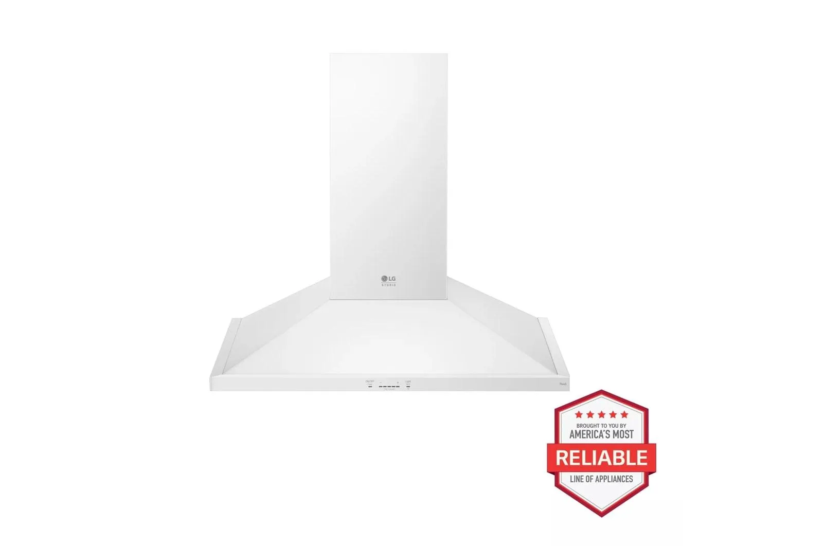Lg LSHD3080N Lg Studio, 30" Chimney Style Hood, Essence White