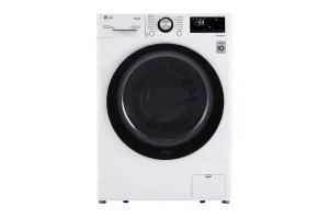 Lg WM1455HWA 2.4 Cu.Ft. Smart Wi-Fi Enabled Compact Front Load Washer With Built-In Intelligence