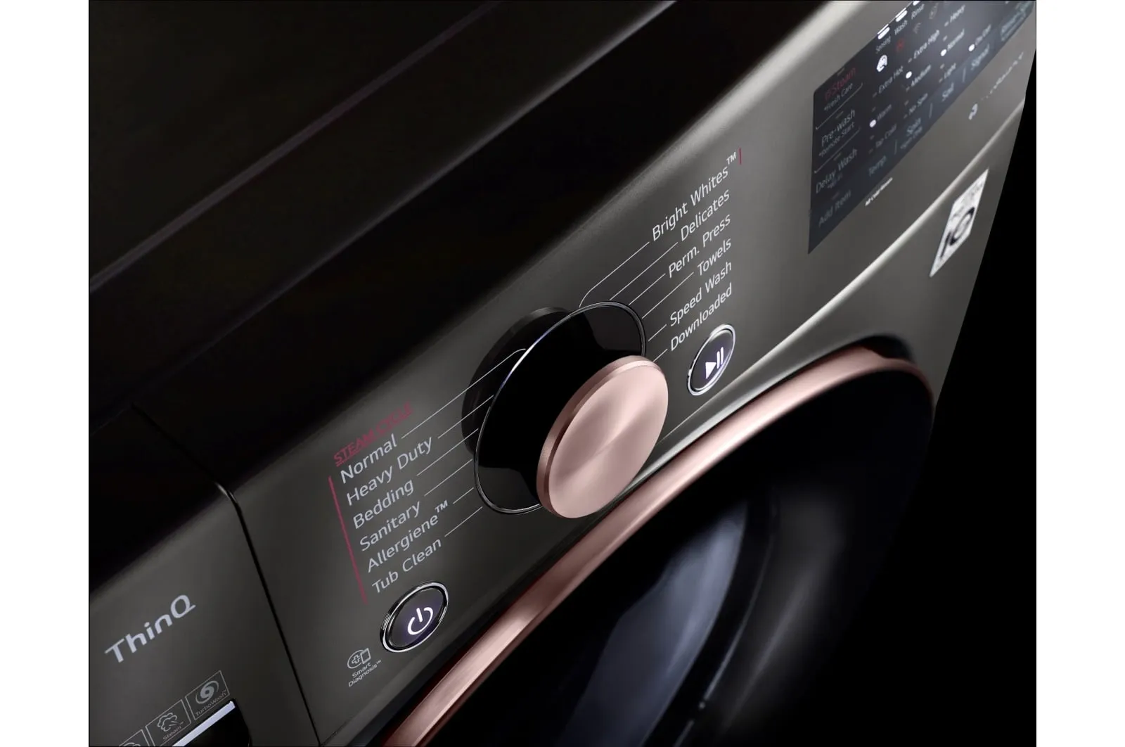 Lg WM4000HBA 4.5 Cu. Ft. Ultra Large Capacity Smart Wi-Fi Enabled Front Load Washer With Turbowash&#8482; 360(Degree) And Built-In Intelligence