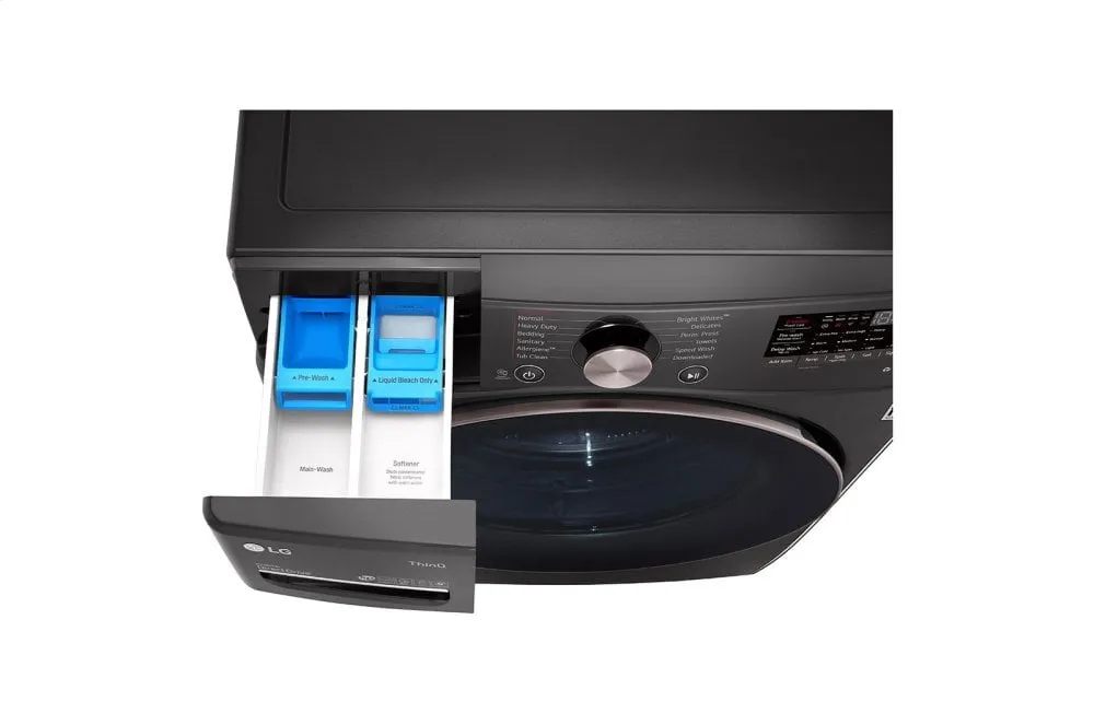 Lg WM4000HBA 4.5 Cu. Ft. Ultra Large Capacity Smart Wi-Fi Enabled Front Load Washer With Turbowash&#8482; 360(Degree) And Built-In Intelligence