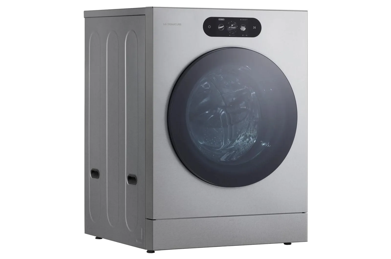 Lg WM9900HSA Lg Signature 5.8 Cu. Ft. Mega Capacity Smart Front Load Washer With Built-In Intelligence, Turbowash? 360(Degree), Ezdispense? And Touch Lcd Control