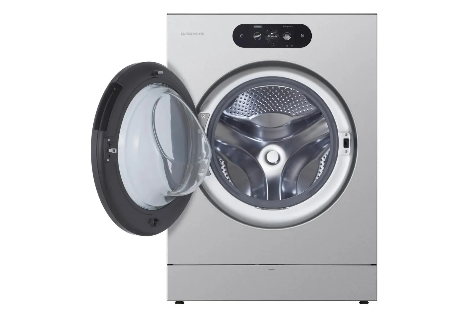 Lg WM9900HSA Lg Signature 5.8 Cu. Ft. Mega Capacity Smart Front Load Washer With Built-In Intelligence, Turbowash? 360(Degree), Ezdispense? And Touch Lcd Control
