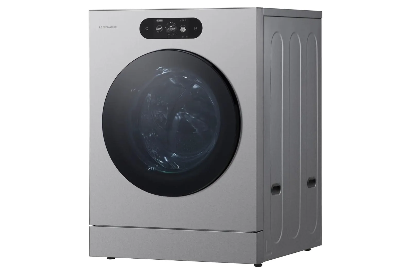 Lg WM9900HSA Lg Signature 5.8 Cu. Ft. Mega Capacity Smart Front Load Washer With Built-In Intelligence, Turbowash? 360(Degree), Ezdispense? And Touch Lcd Control