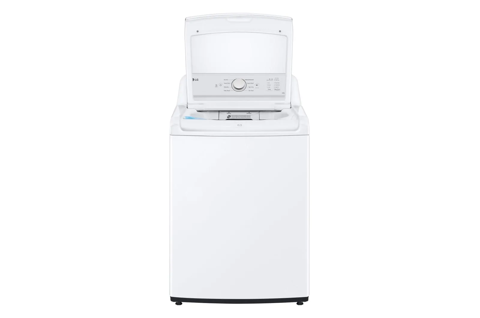 Lg WT6105CW 4.1 Cu. Ft. Capacity Top Load Washer With Agitator And Slamproof Glass Lid