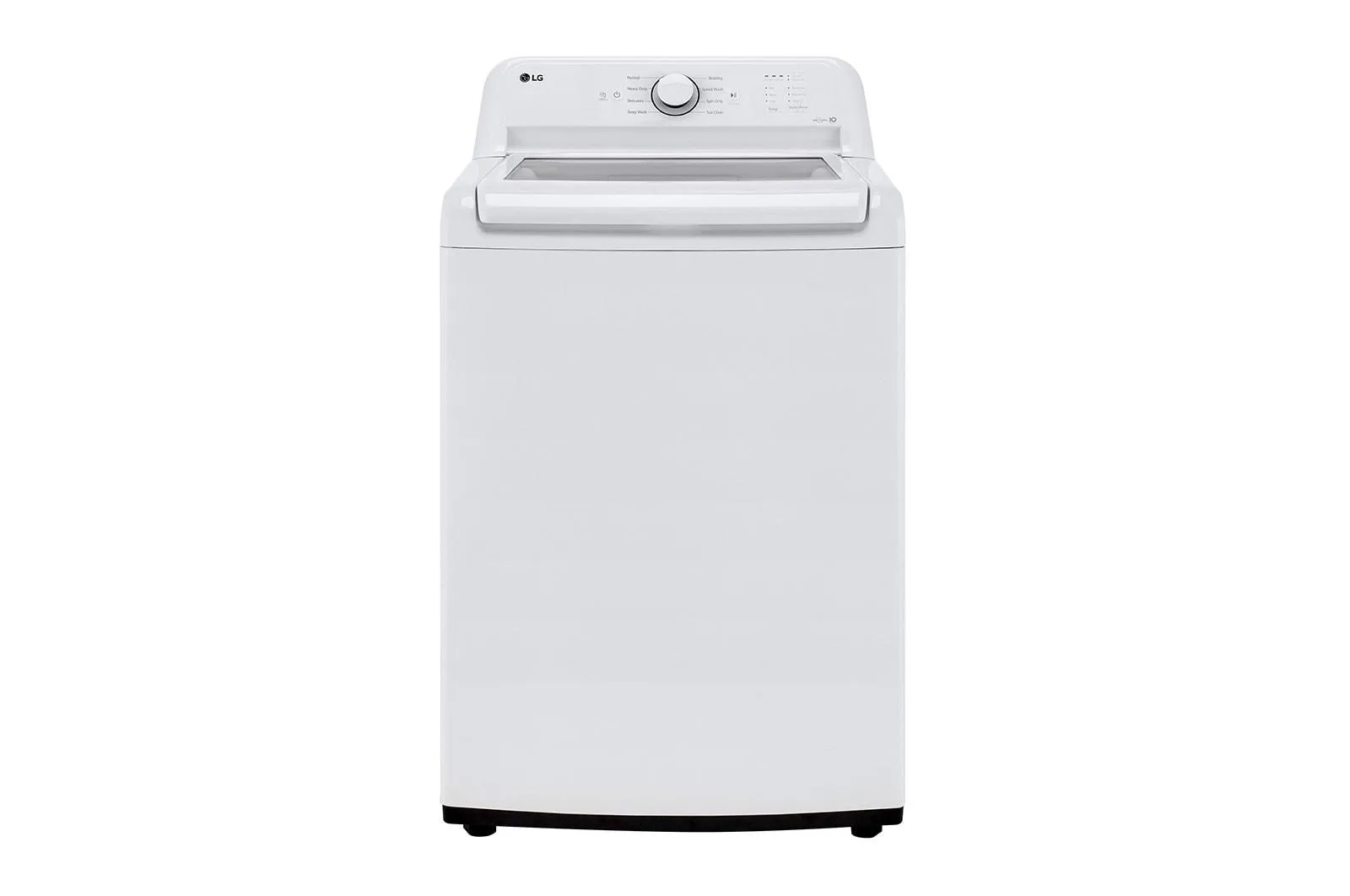 Lg WT6105CW 4.1 Cu. Ft. Capacity Top Load Washer With Agitator And Slamproof Glass Lid