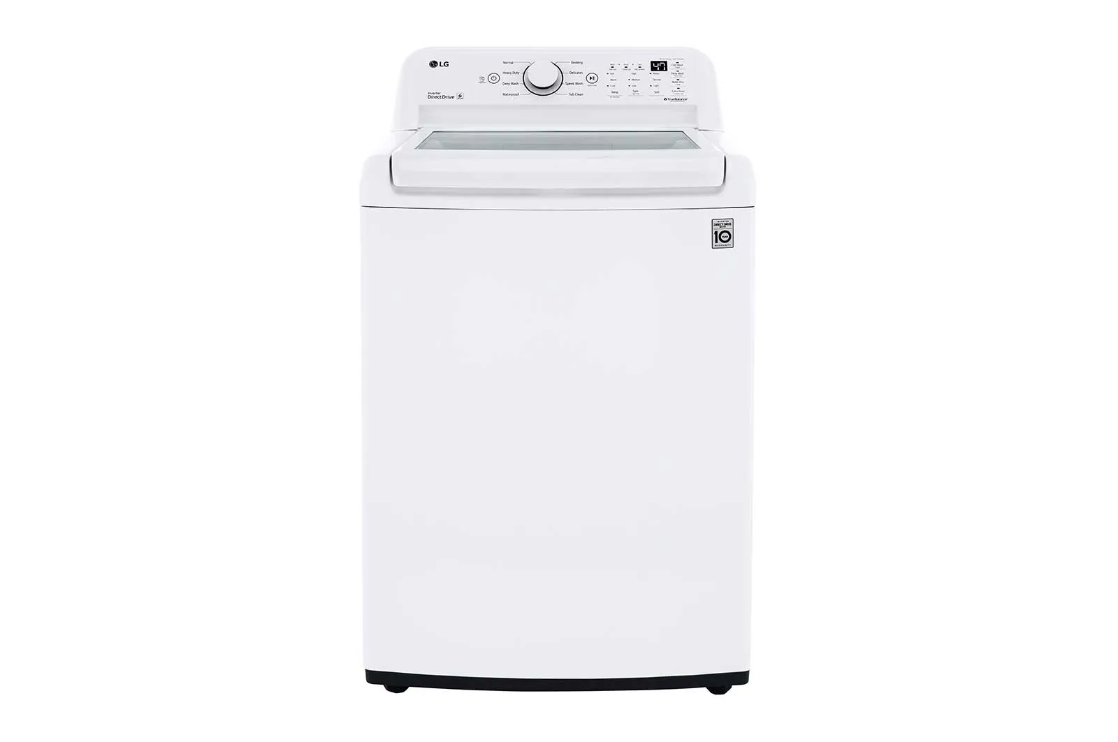 Lg WT7000CW 4.5 Cu. Ft. Ultra Large Capacity Top Load Washer With Turbodrum&#8482; Technology