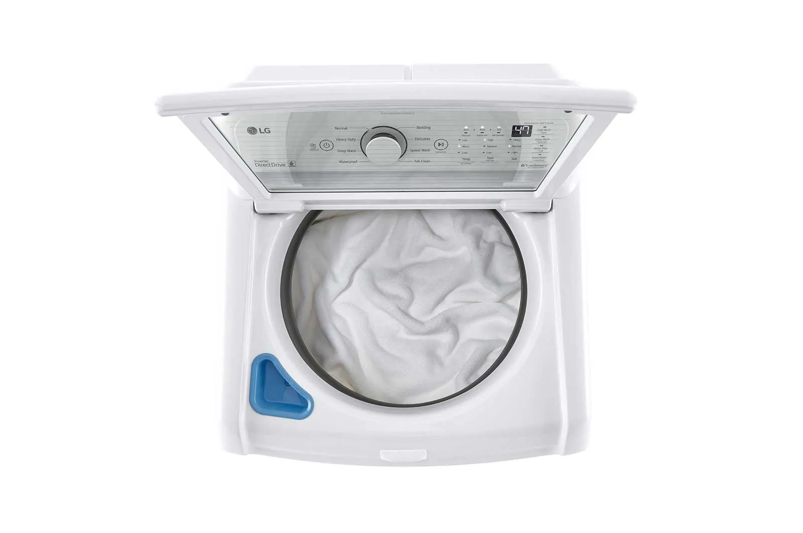 Lg WT7000CW 4.5 Cu. Ft. Ultra Large Capacity Top Load Washer With Turbodrum&#8482; Technology
