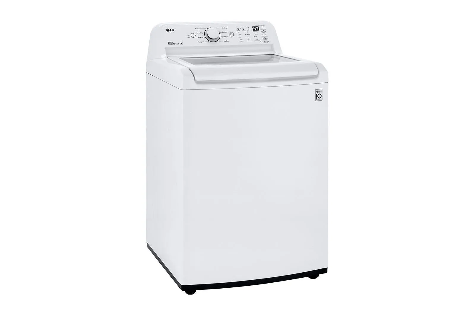 Lg WT7005CW 4.3 Cu. Ft. Mega Capacity Top Load Washer With 4-Way&#8482; Agitator & Turbodrum&#8482; Technology