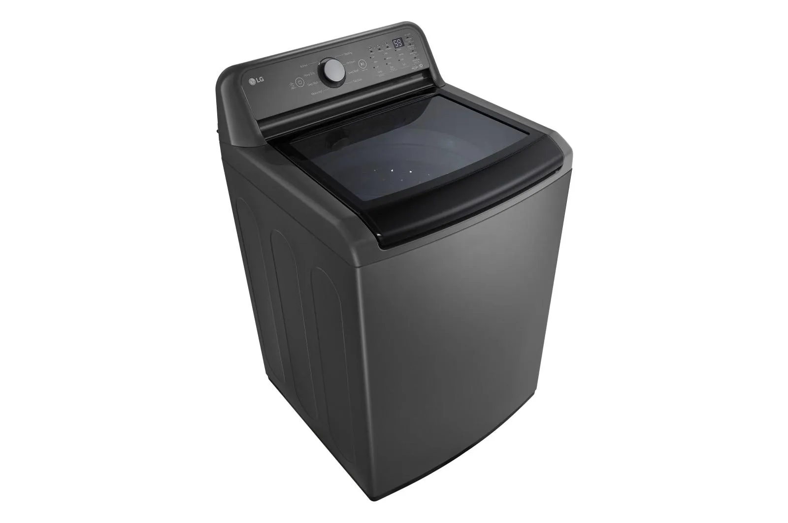Lg WT7150CM 5.0 Cu. Ft. Top Load Energy Star Washer With Impeller, Turbodrum&#8482;, Slamproof Glass Lid, & Water Plus