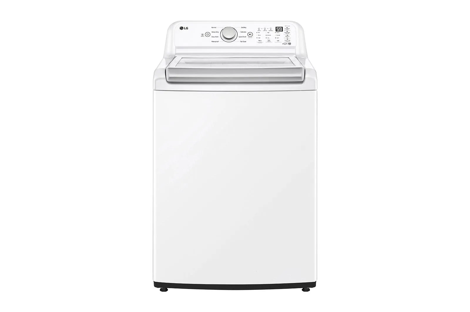 Lg WT7155CW 4.8 Cu. Ft. Mega Capacity Top Load Washer With 4-Way&#8482; Agitator & Turbodrum&#8482; Technology