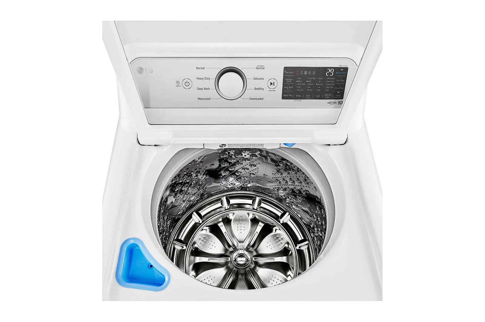 Lg WT7400CW 5.5 Cu.Ft. Mega Capacity Smart Wi-Fi Enabled Top Load Washer With Turbowash3D&#8482; Technology