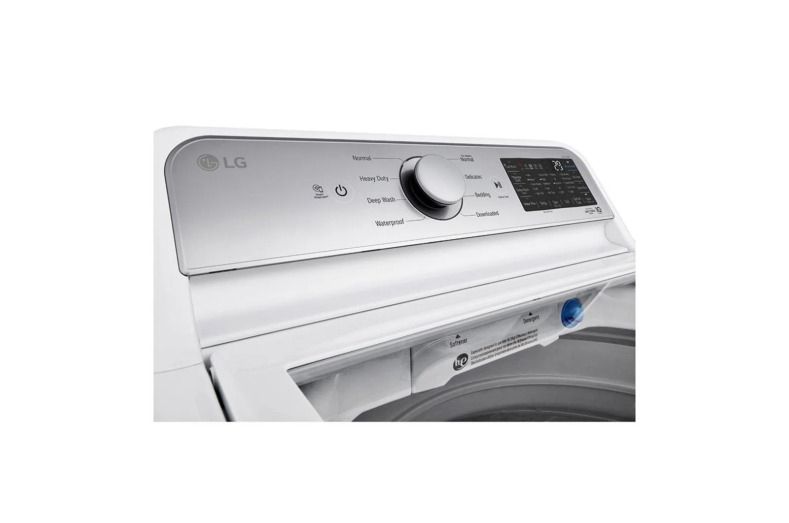 Lg WT7400CW 5.5 Cu.Ft. Mega Capacity Smart Wi-Fi Enabled Top Load Washer With Turbowash3D&#8482; Technology
