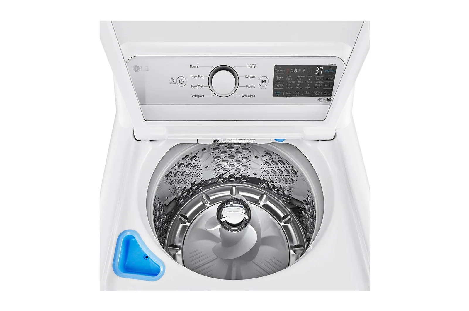 Lg WT7405CW 5.3 Cu.Ft. Mega Capacity Smart Wi-Fi Enabled Top Load Washer With 4-Way&#8482; Agitator & Turbowash3D&#8482; Technology