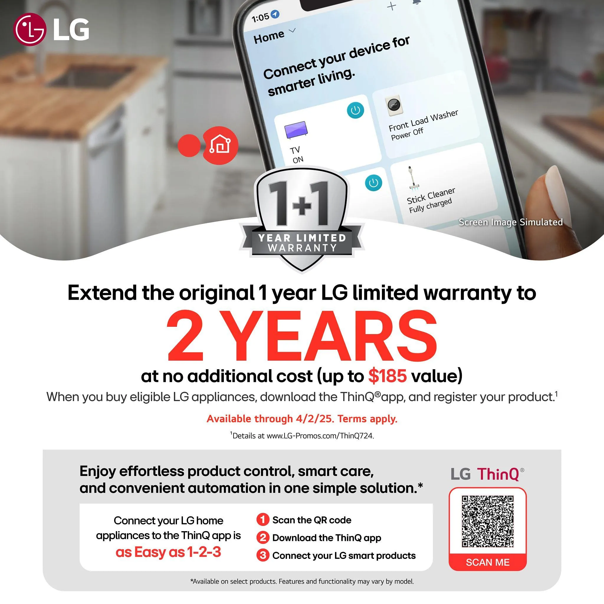Lg WT8200CL 5.0 Cu. Ft. Mega Capacity Smart Top Load Washer With Easyunload&#8482; & Ai Sensing