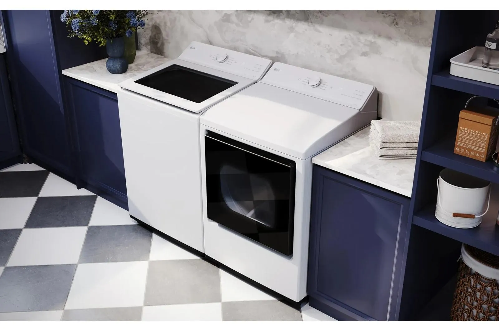Lg WT8200CW 5.0 Cu. Ft. Mega Capacity Smart Top Load Washer With Easyunload&#8482; & Ai Sensing