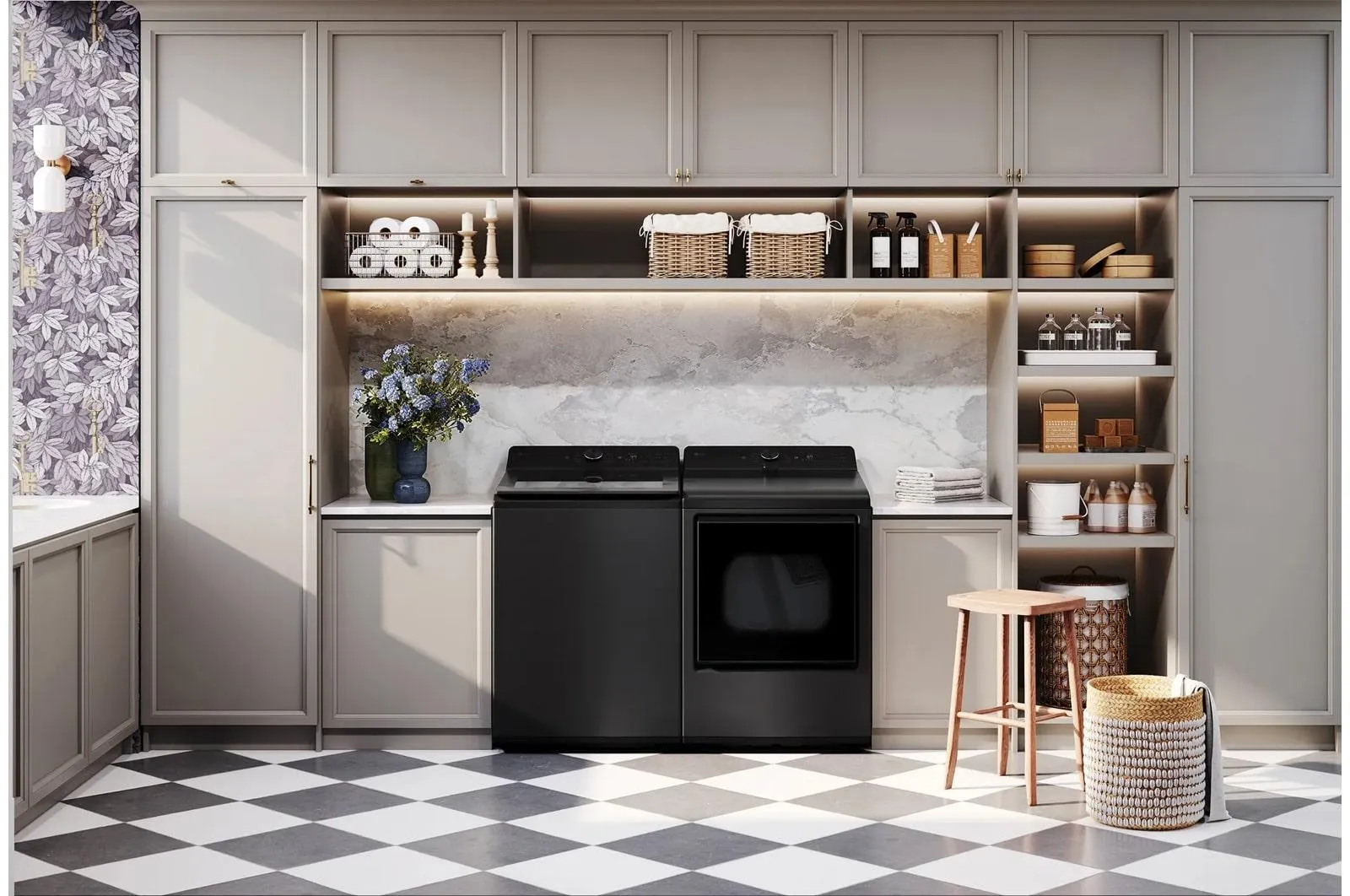 Lg WT8205CL 4.8 Cu. Ft. Mega Capacity Smart Top Load Washer With 4-Way Agitator, Easyunload&#8482; & Ai Sensing