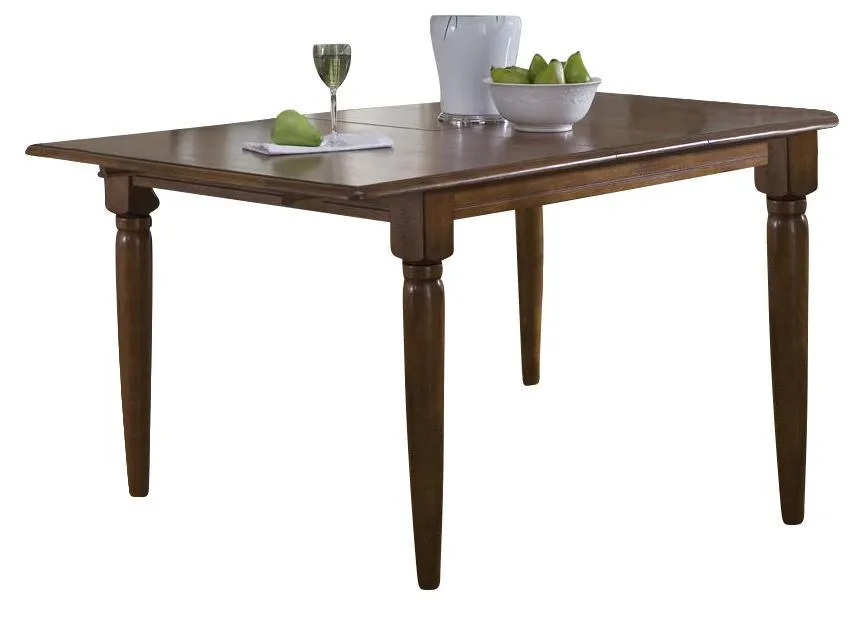 Liberty Furniture Creations II Butterfly Leaf Table in Tobacco Finish
