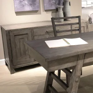 Liberty Modern Farmhouse Credenza in Dusty Charcoal