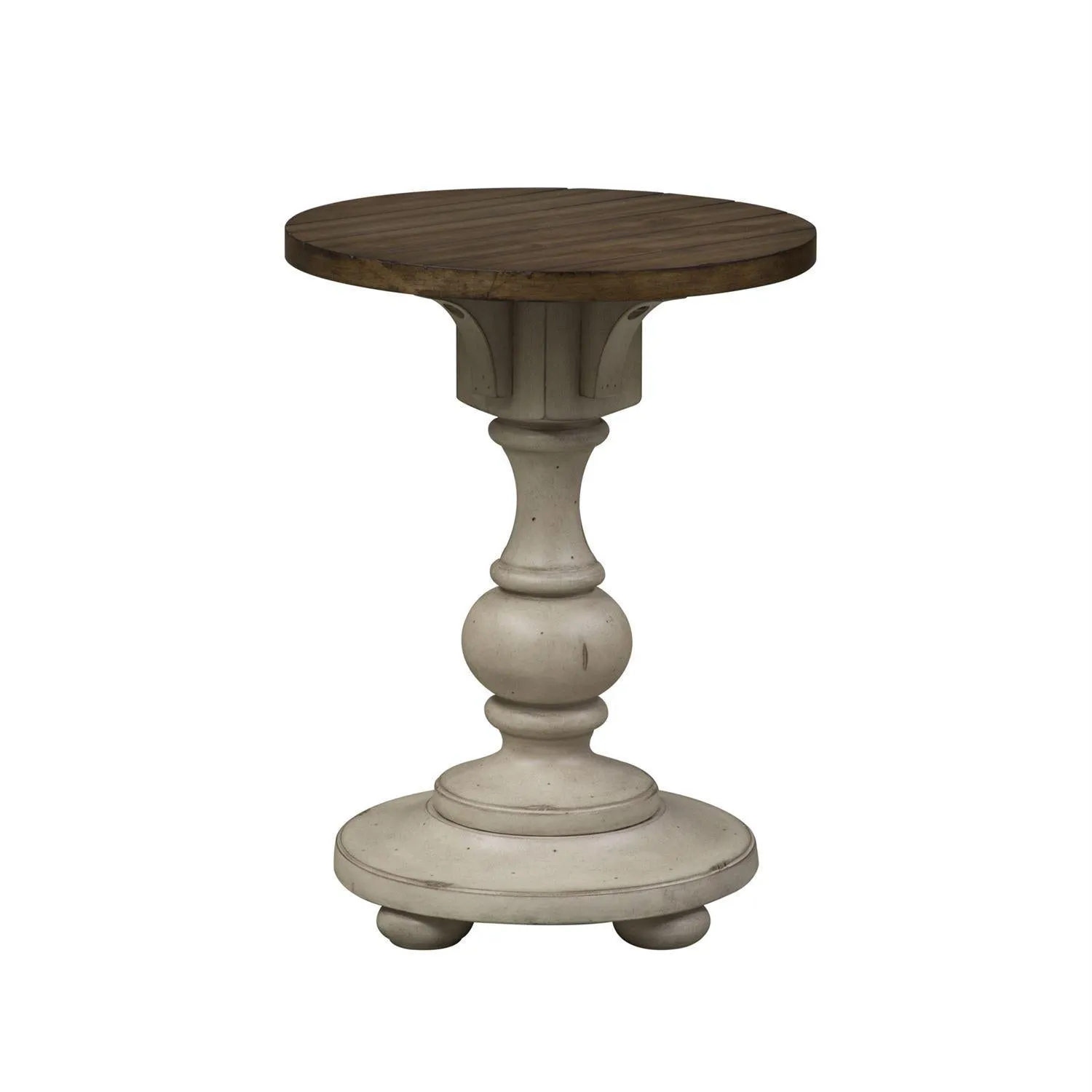 Liberty Morgan Creek Chair Side Table in Antique White