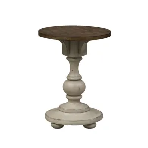Liberty Morgan Creek Chair Side Table in Antique White
