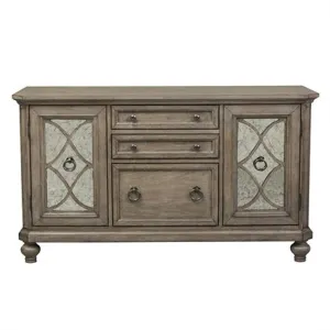 Liberty Simply Elegant Credenza in Heathered Taupe