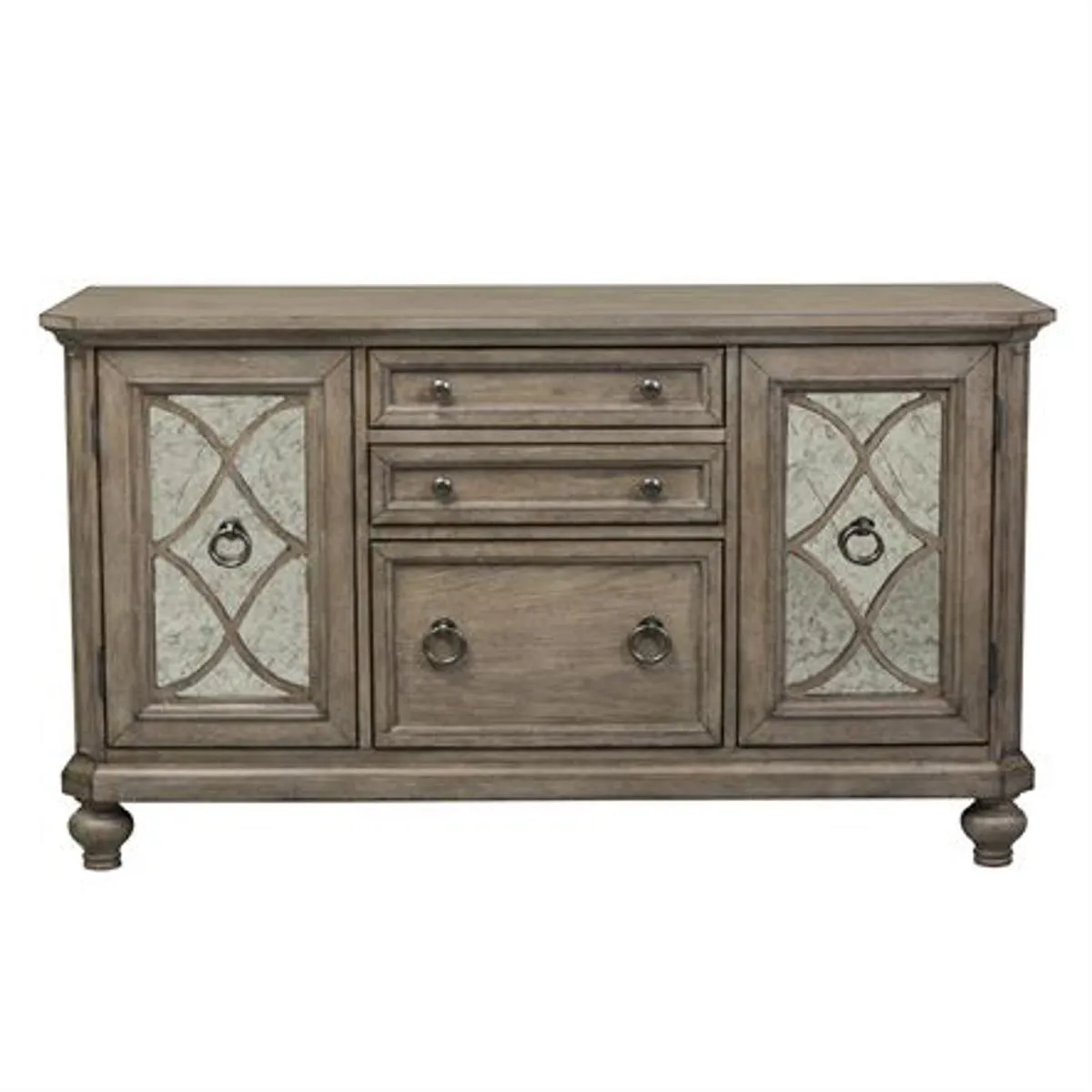 Liberty Simply Elegant Credenza in Heathered Taupe