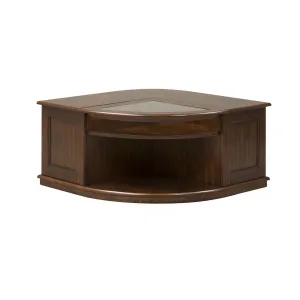 Liberty Wallace Cocktail Table in Dark Toffee