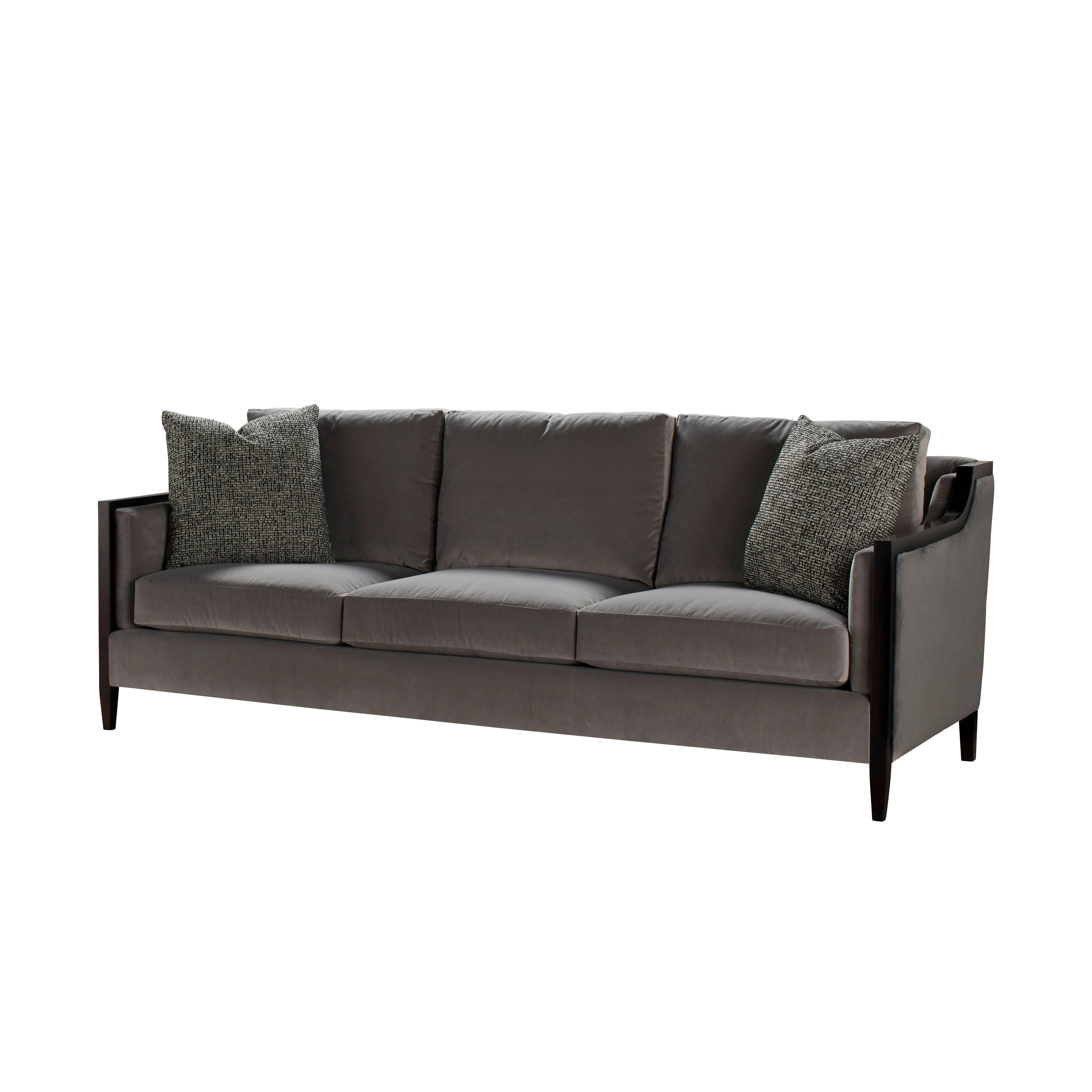 Lido - Wooden Upholstered 3-Seater Sofa