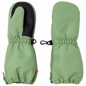 Flash Discount Today Lil'Atelier Oil Green Lasnow Mittens Solid