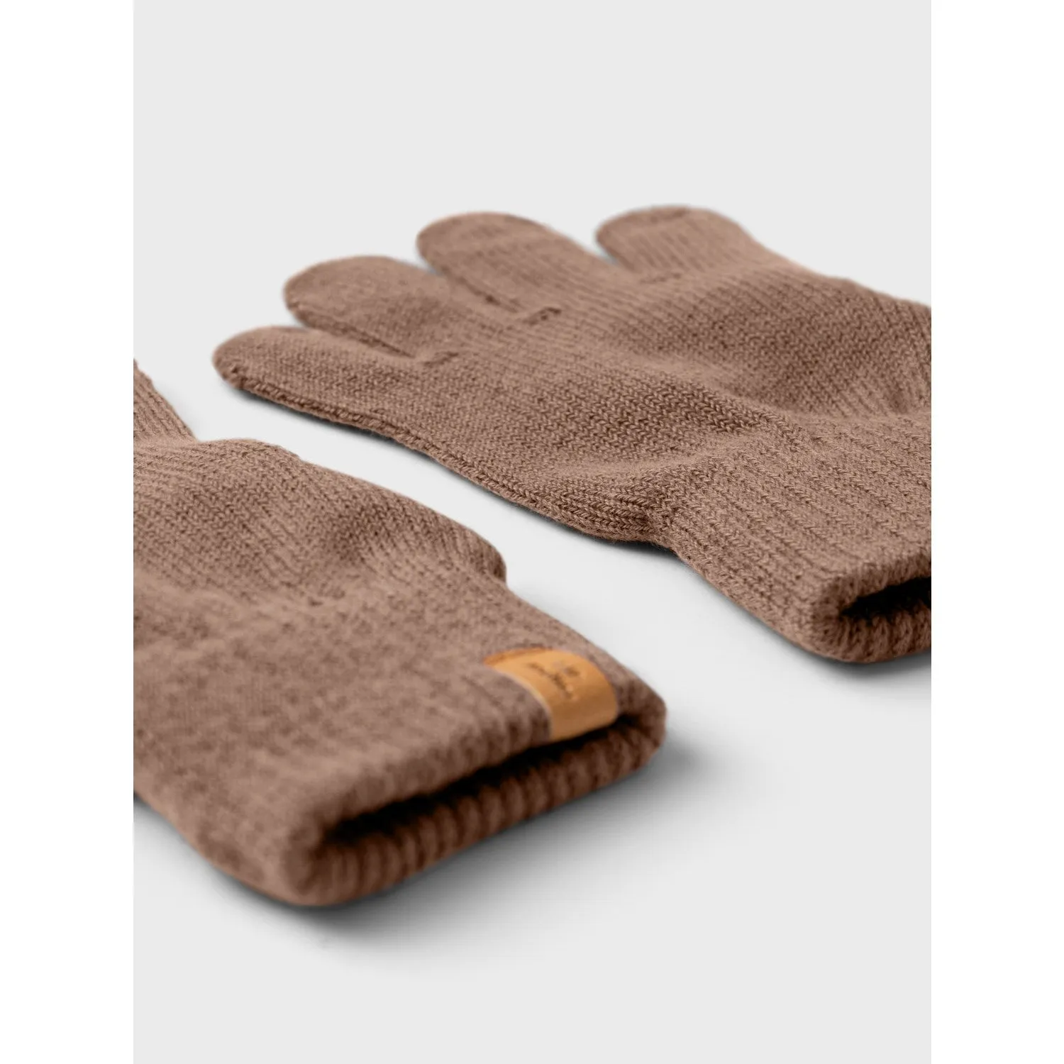 Lil'Atelier Beaver Fur Nalu Knit Gloves Sale Ending Soon Today Only Discount Alert