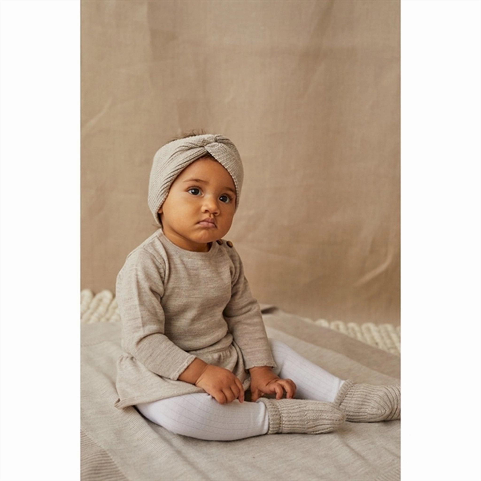 Lillelam Headband Baby Nature Lys Beige Limited Time Offer!