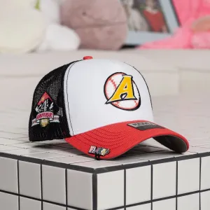 Fam.Cap Snapback "A" Cap 4Th Anniversary Mesh Trucker Two Tone / Grey Uv Shop & Grab Offer Price Drop Frenzy