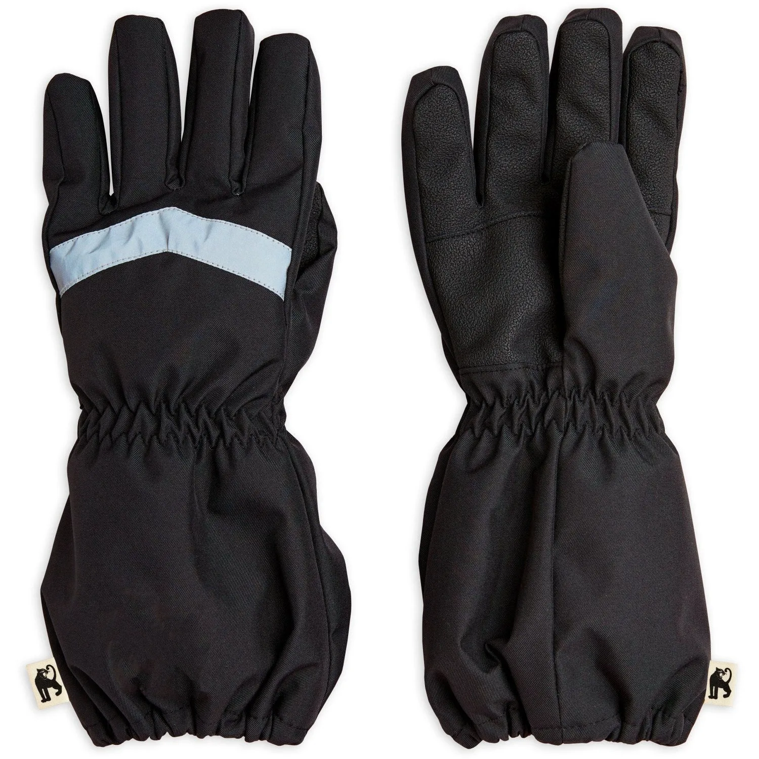 Flash Deal Alert Mini Rodini Black Alaska Stripe Glove