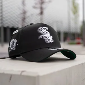 Save More Now Special Savings Today New Era 9Forty A-Frame Mlb Chicago White Sox Comiskey Park Black / Kelly Green Uv Snapback