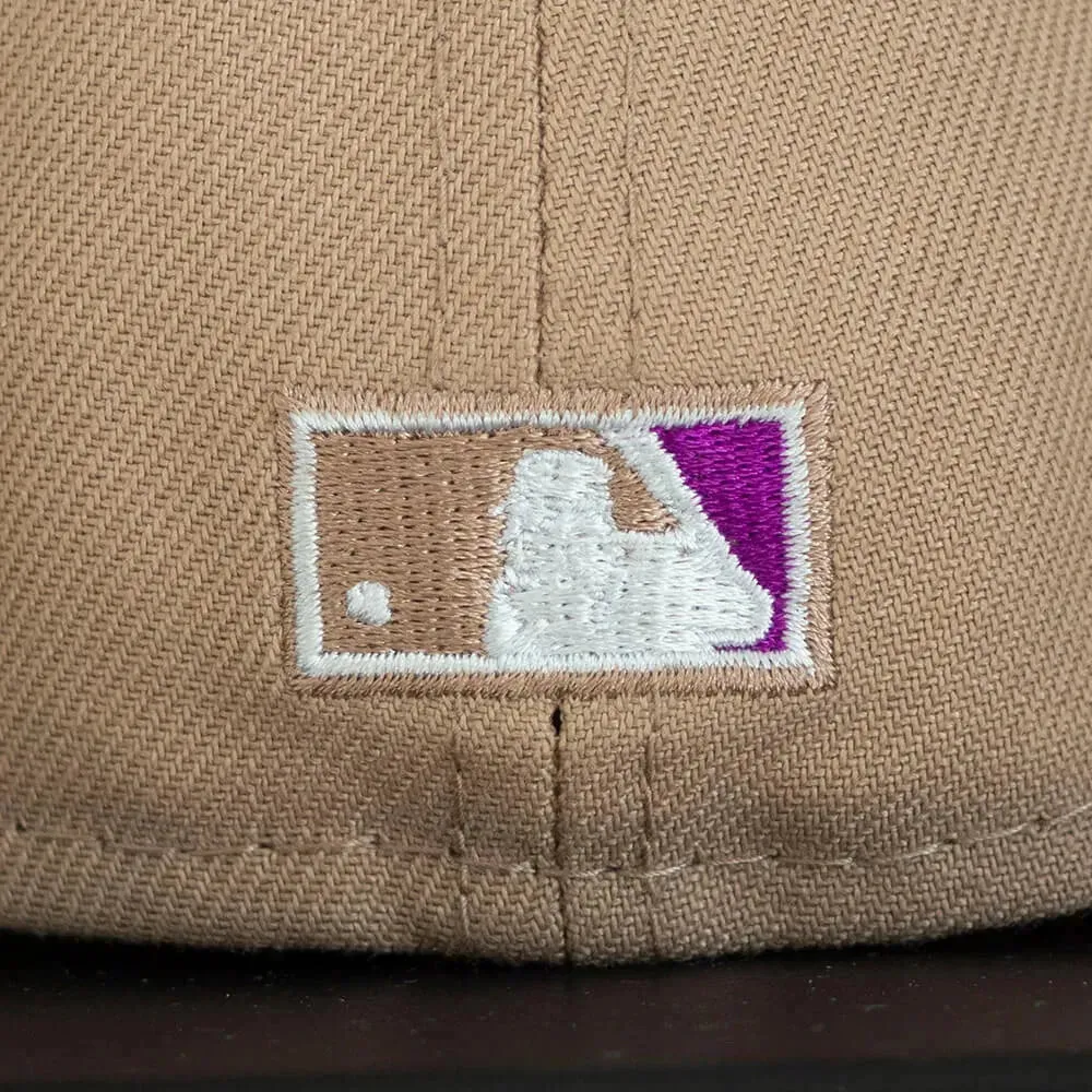 New Era 59Fifty Mlb New York Yankees World Series 1998 Camel / Sparkling Grape Uv Fitted Cap Todays Special Savings