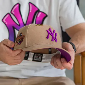 New Era 59Fifty Mlb New York Yankees World Series 1998 Camel / Sparkling Grape Uv Fitted Cap Hot Picks Today Online Exclusive Steal