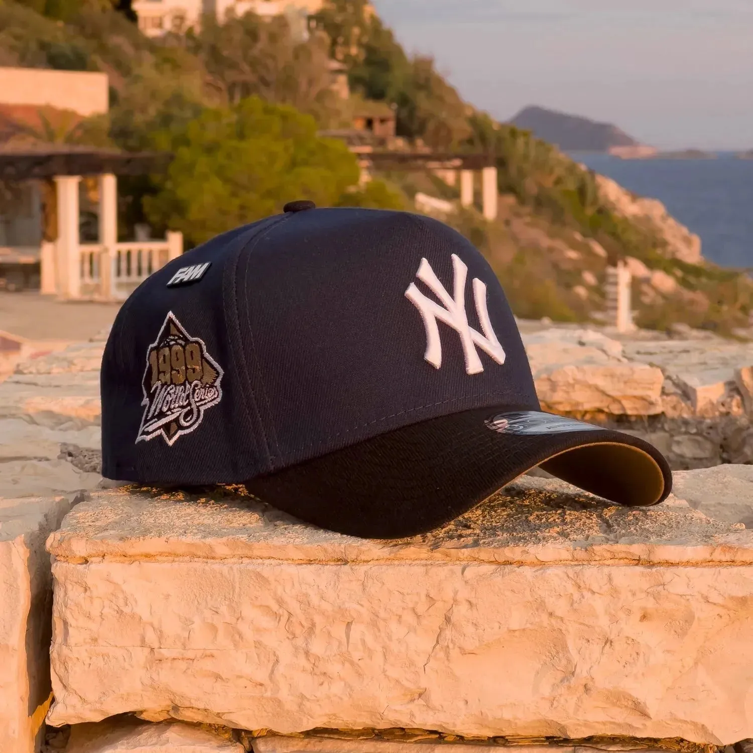 New Era 9Forty A-Frame New York Yankees World Series 1999 Two Tone / Khaki Uv Snapback Shop & Grab Offer Instant Discount