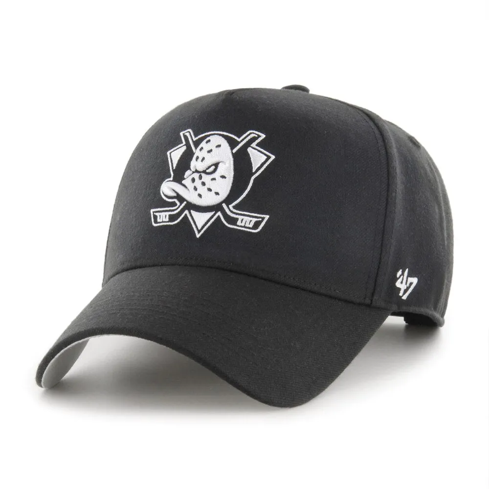 Gift Sale Event Anaheim Ducks Black/White 47 Mvp Dt Snapback