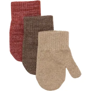 Mikk-Line Apple Butter-Chocolate Chip-Doeskin Magic Gloves 3 Pack With Lurex Shop the Best Deals