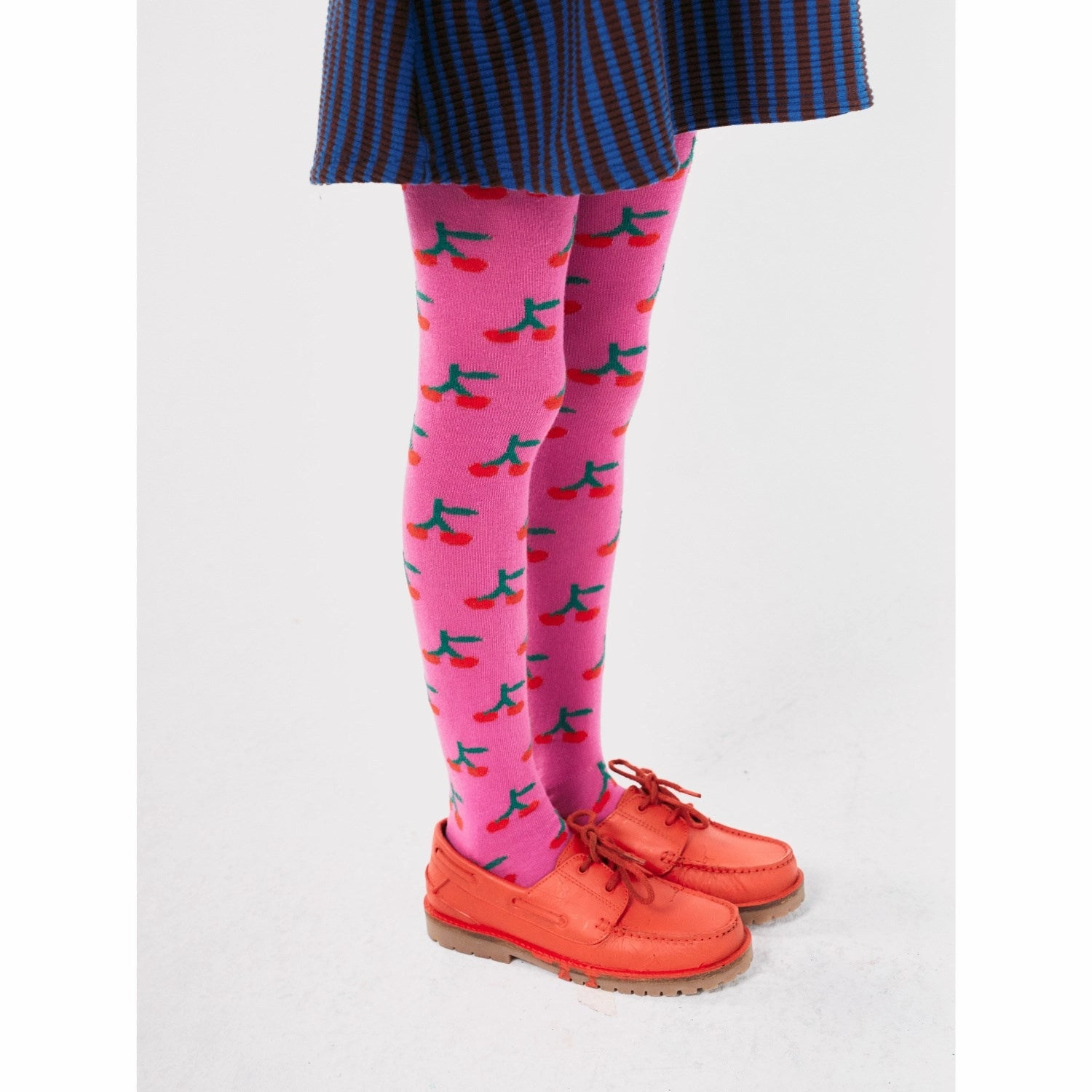 Bobo Choses Light Pink Bobo Cherry All Over Tights Shop Now & Save