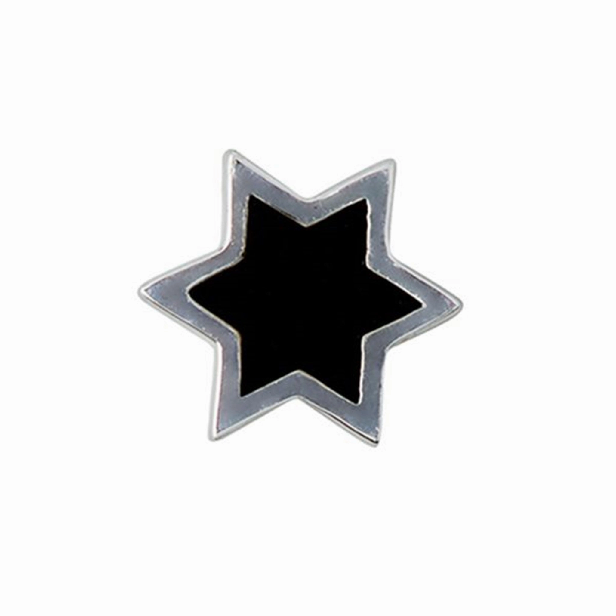 Design Letters Star Charm Sterling Silver Black Shop the Best Deals Shop Hot Deals